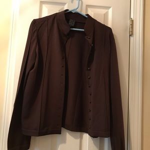 Due per due brown jacket